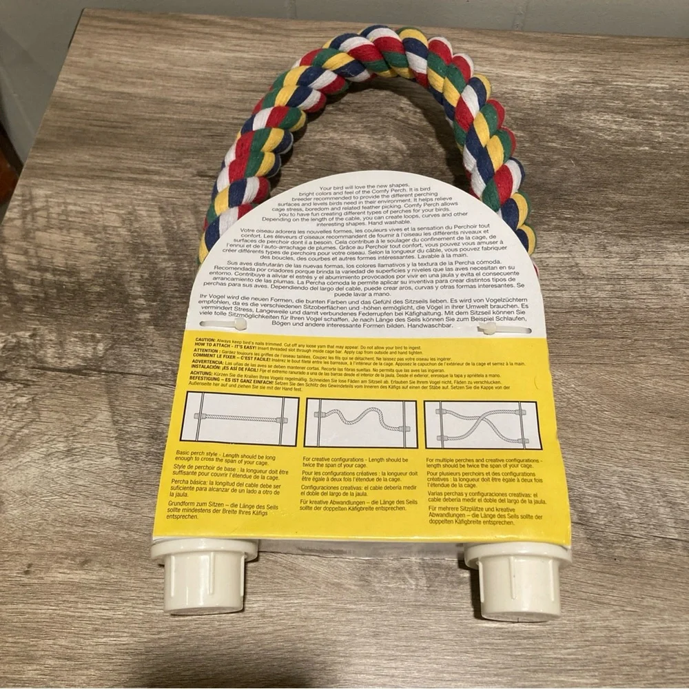 JW Comfy Perch for Birds Large 28” Multicolor